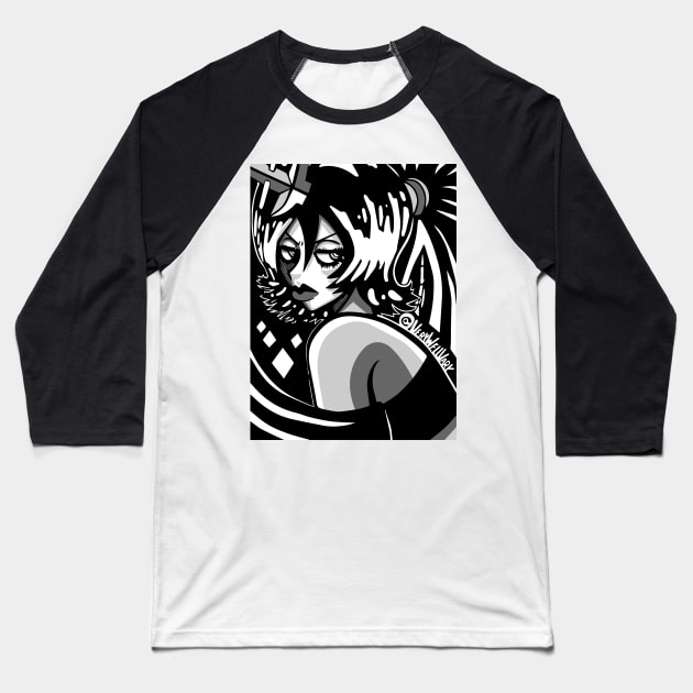 Flint 0008 (DARK) Baseball T-Shirt by VeryWellVary